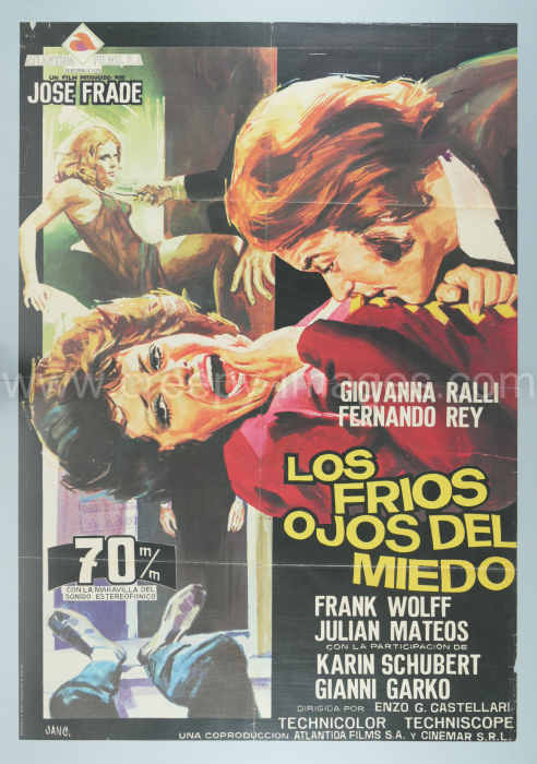 Cold Eyes of Fear / Gli occhi freddi della paura - Spanisches Plakat